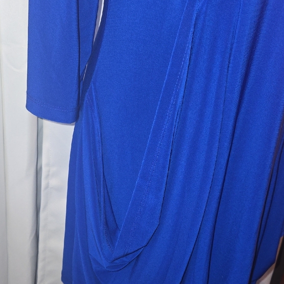 Joseph Ribkoff Cobalt Blue Long Sleeve Dress - Picture 3 of 8
